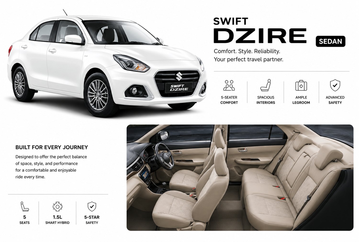 Maruti Swift Dzire sedan