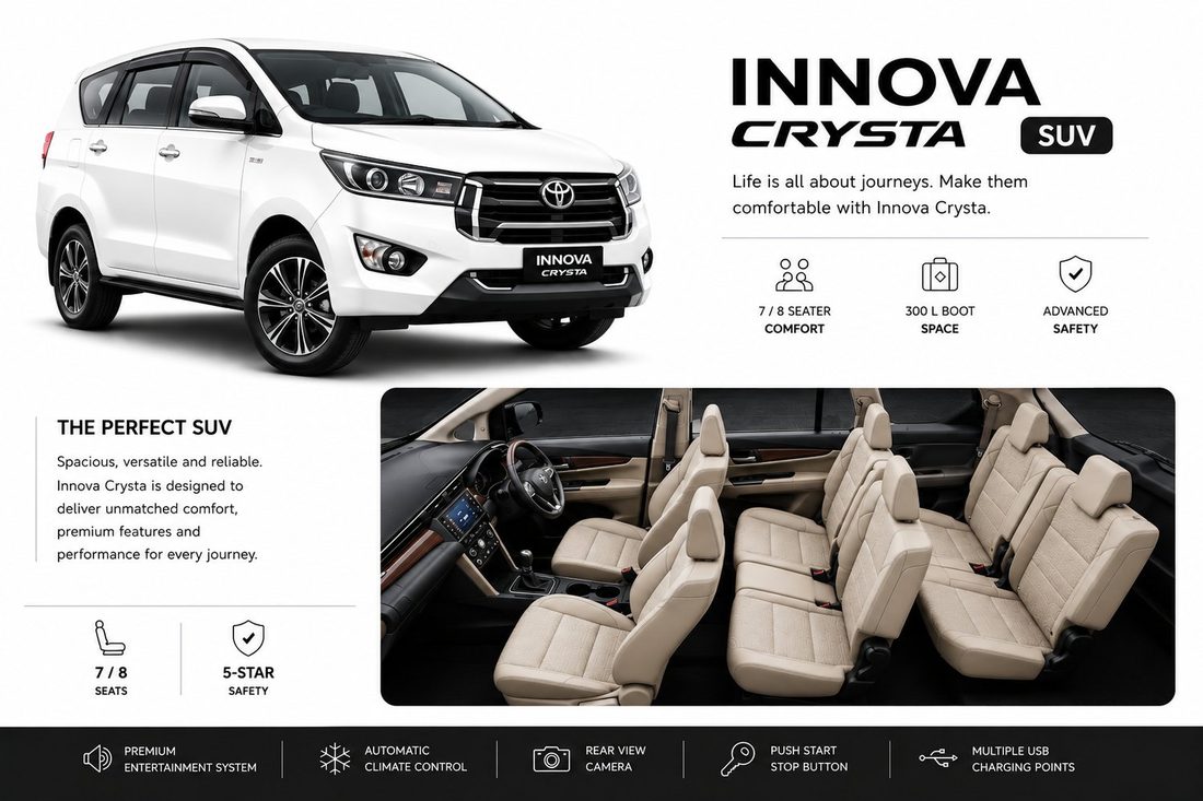 Toyota Innova Crysta SUV