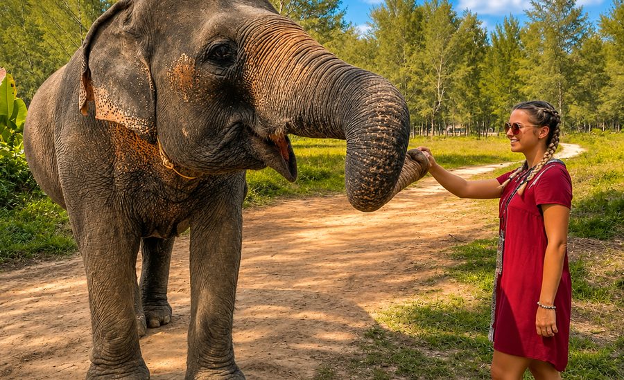 Elephant Village Visit — photo 1